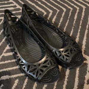 Crocs rubber sandals size 6